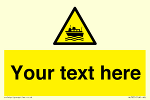 Custom warning ferries crossing vessels